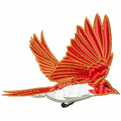 Small Birds Embroidery Design 12